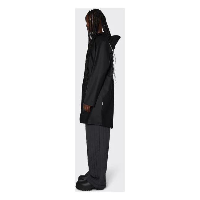 Unisex Long Waterproof Waxcoat | Black
