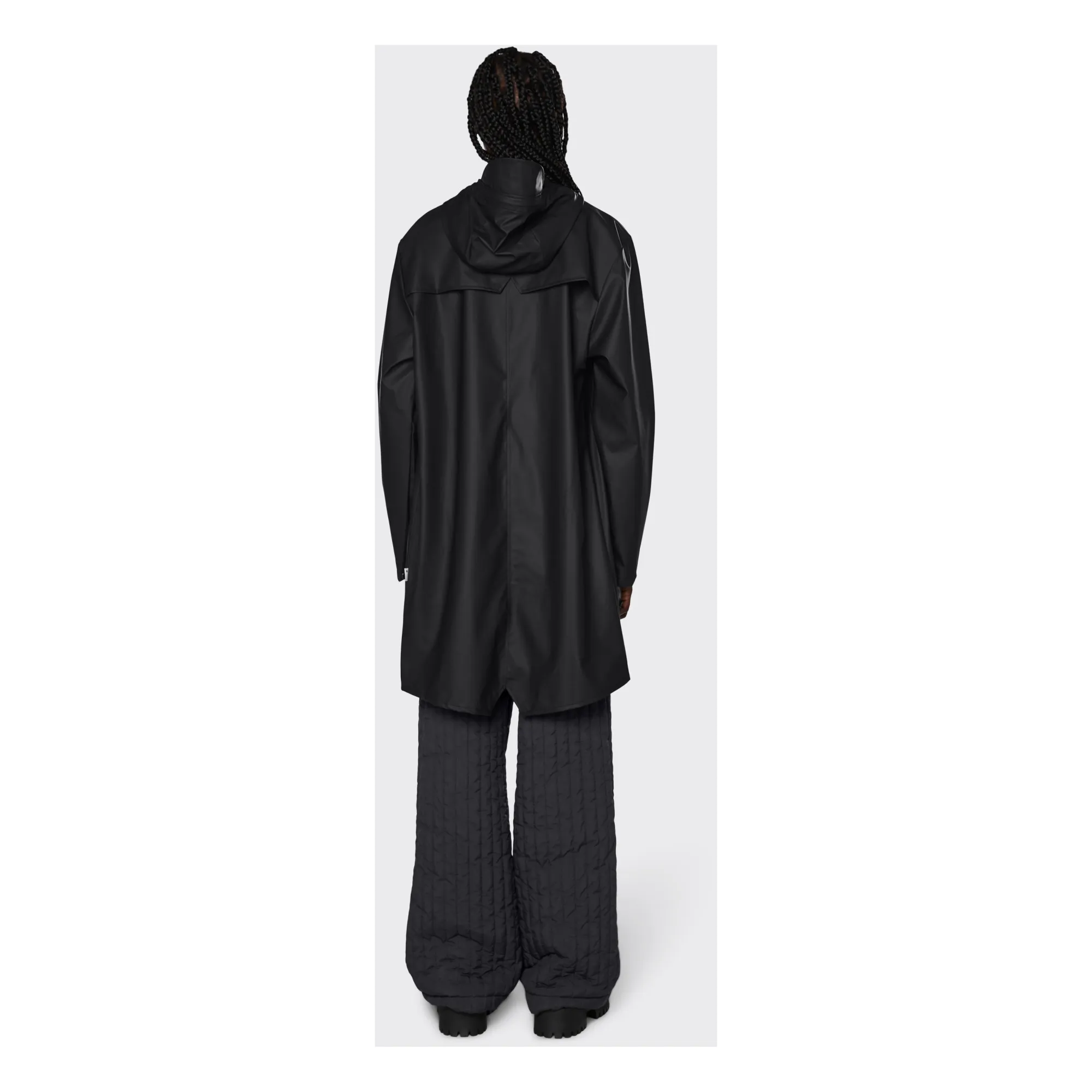 Ciré Long Imperméable Unisexe | Noir- Image produit n°3