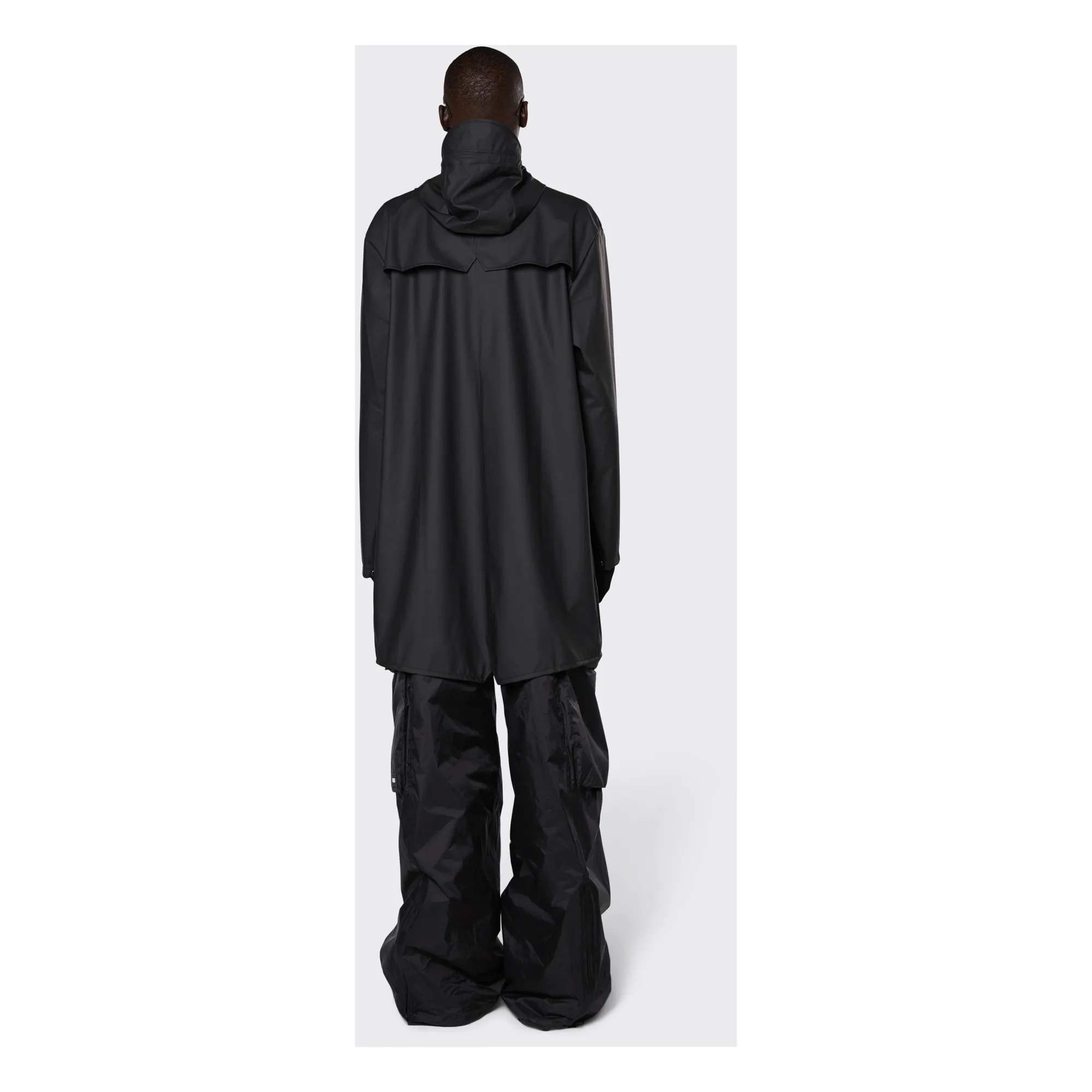 Ciré Long Imperméable Unisexe | Noir- Image produit n°6