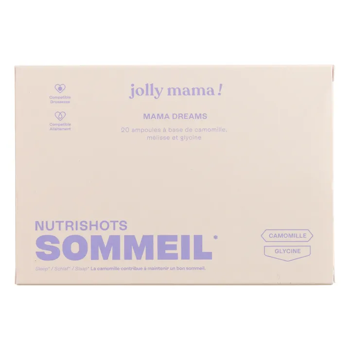 Jolly Mama - Jolly Mama - Nutrishots sommeil Mama Dreams Complément alimentaire - 20 ampoules de 10 ml