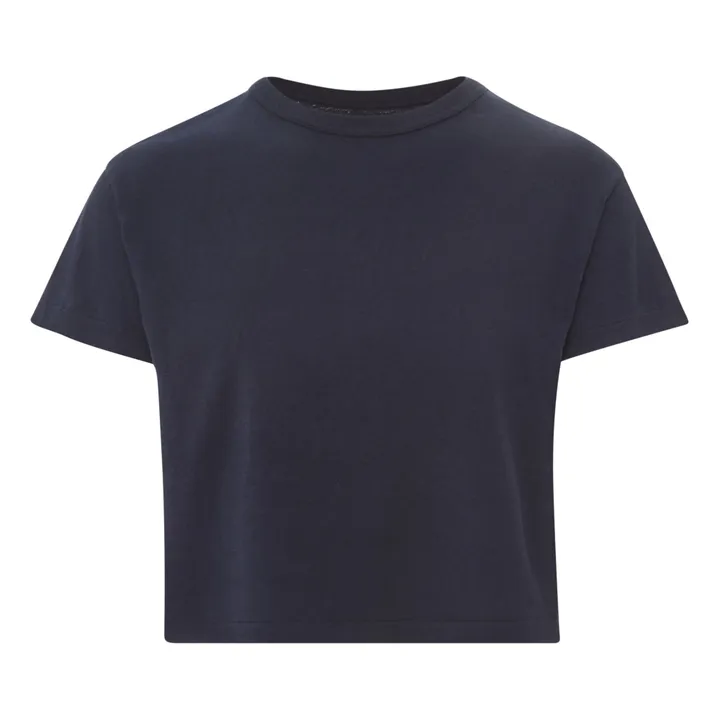 Women's Hi'aka Recycled Cotton T-shirt 260g | Navy blue- Product image n°0