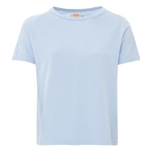 Women's Laka Recycled Cotton T-shirt 260g | Light Blue