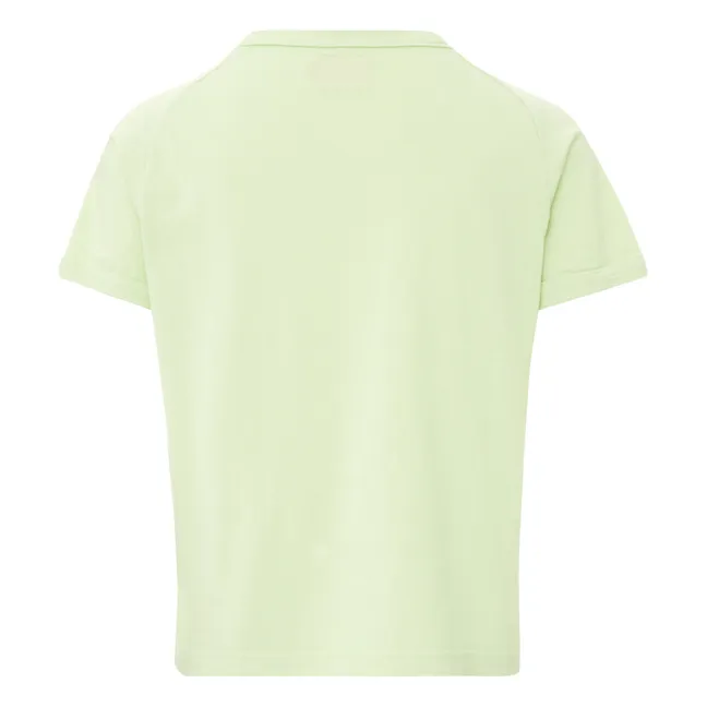 Damen-T-Shirt Lake aus recycelter Baumwolle 260g | Blasses Grün