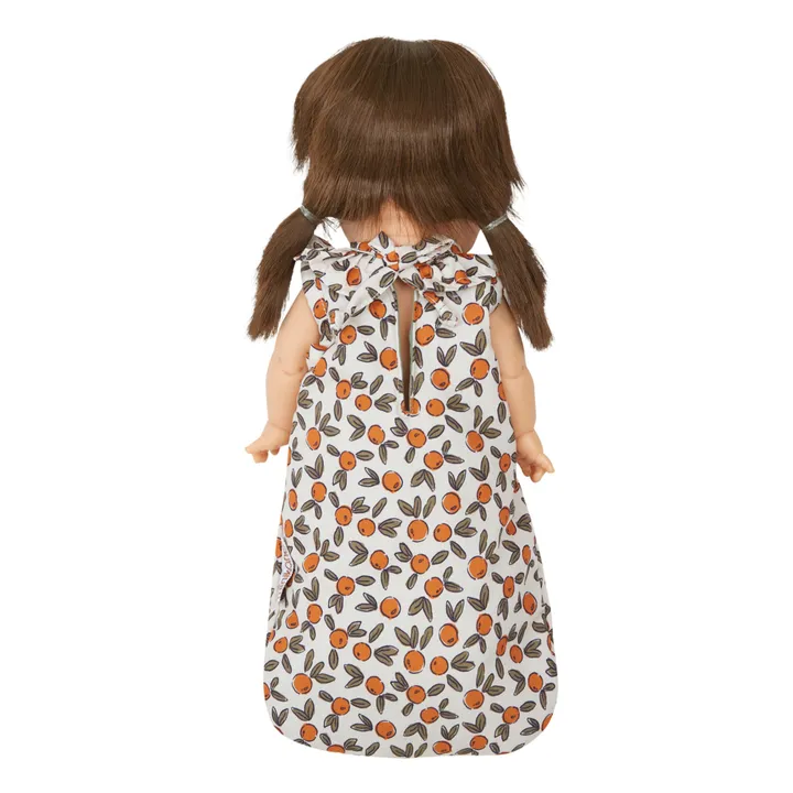 Orange Blossom frill-neck sleeping bag for doll- Product image n°2