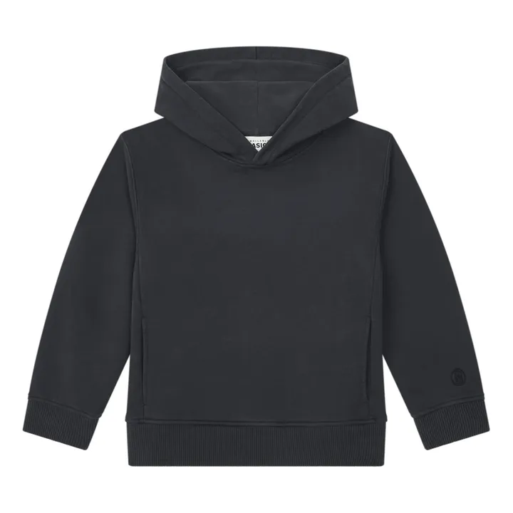 Hoodie Garçon Coton Bio | Noir- Image produit n°0