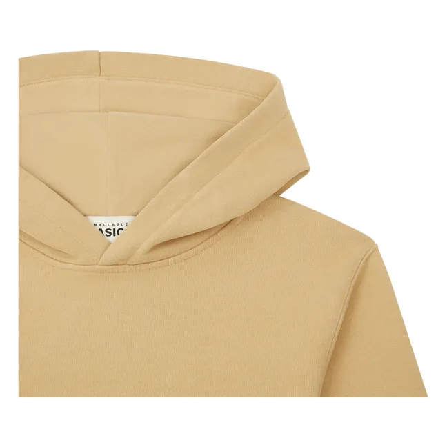 Boy's Organic Cotton Hoodie | Toffee