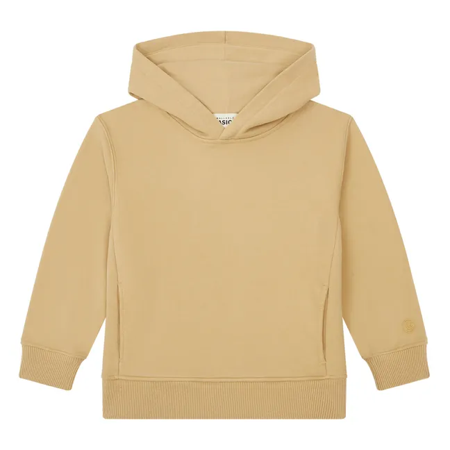 Boy's Organic Cotton Hoodie | Toffee