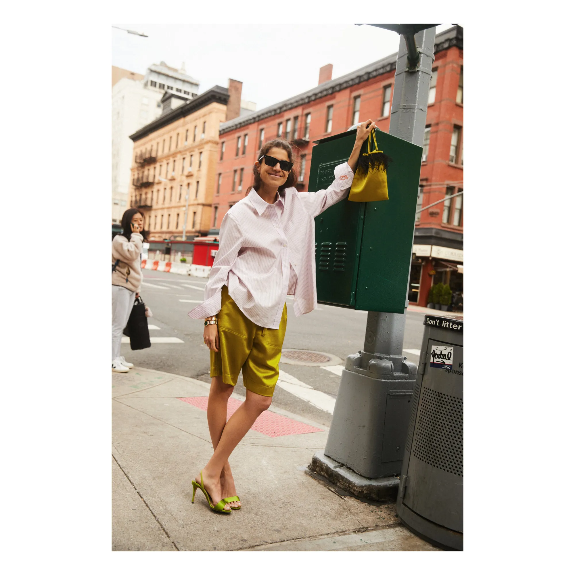 Collaboration Soeur x Leandra Cohen - Santager bag | Green- Product image n°5