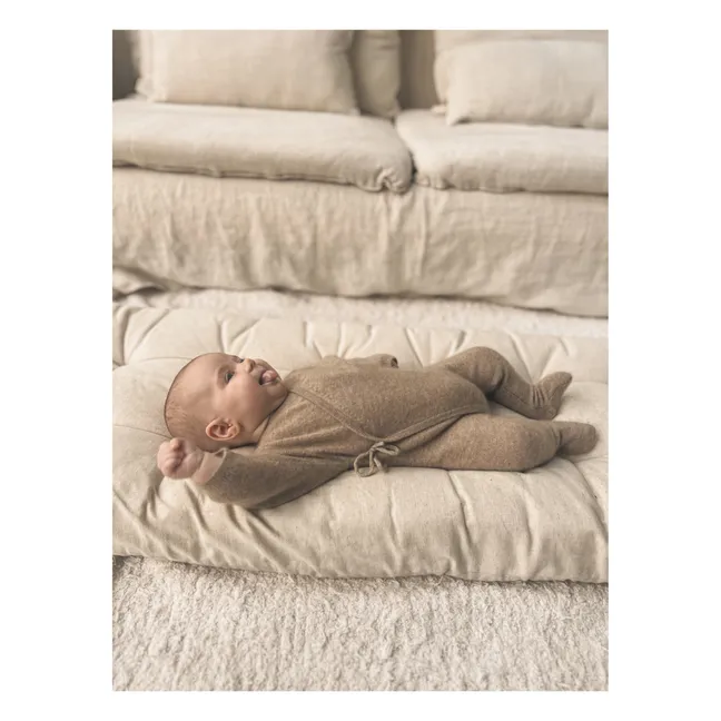 Babygrow Bio-Kaschmir-Overall | Kamelbraun