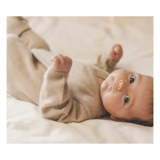 Babygrow Bio-Kaschmir-Overall | Seidenfarben