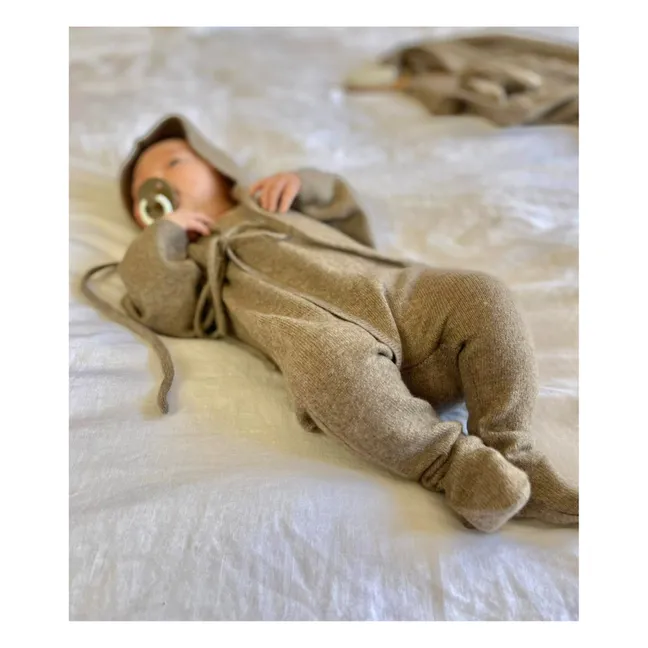 Babygrow Bio-Kaschmir-Overall | Kamelbraun