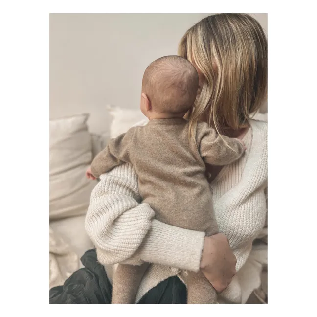 Babygrow Bio-Kaschmir-Overall | Kamelbraun