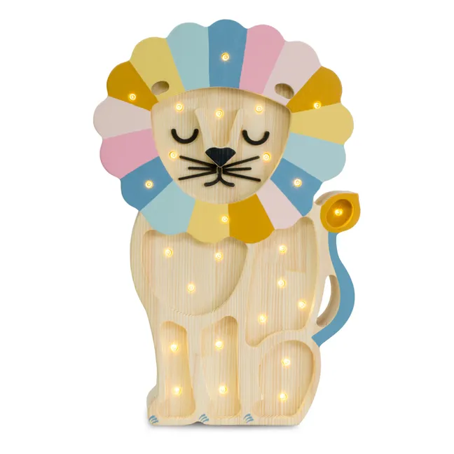 Lion Rainbow Table Lamp