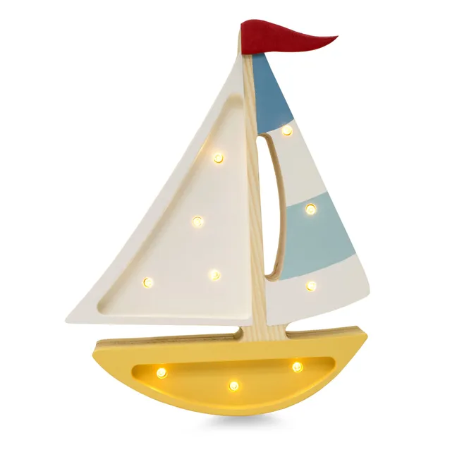Sailing Boat Table Lamp | Mustard