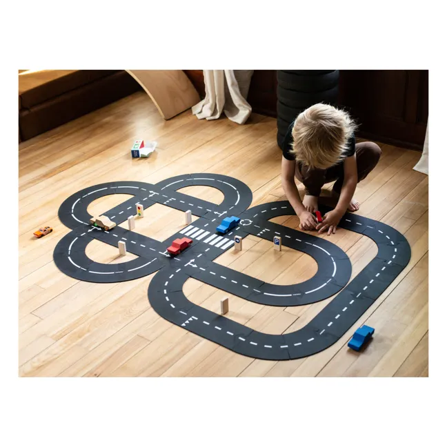 King of the Road circuit with 2 cars - 40 pieces