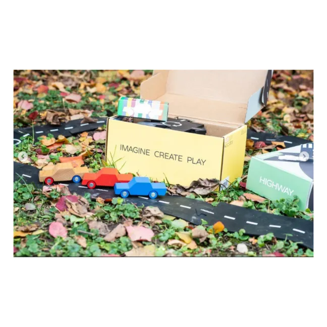 Circuit Highway avec 1 voiture - 24 pièces