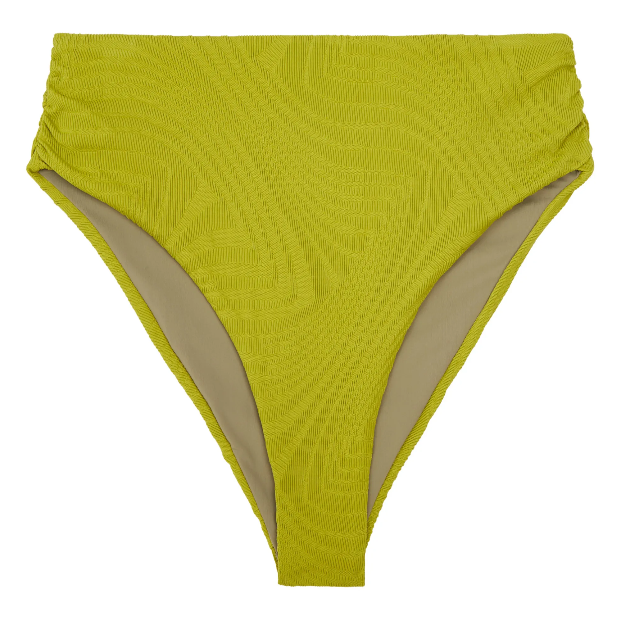 Fella Swim Olive Green Ares Textured Bikini Bottom