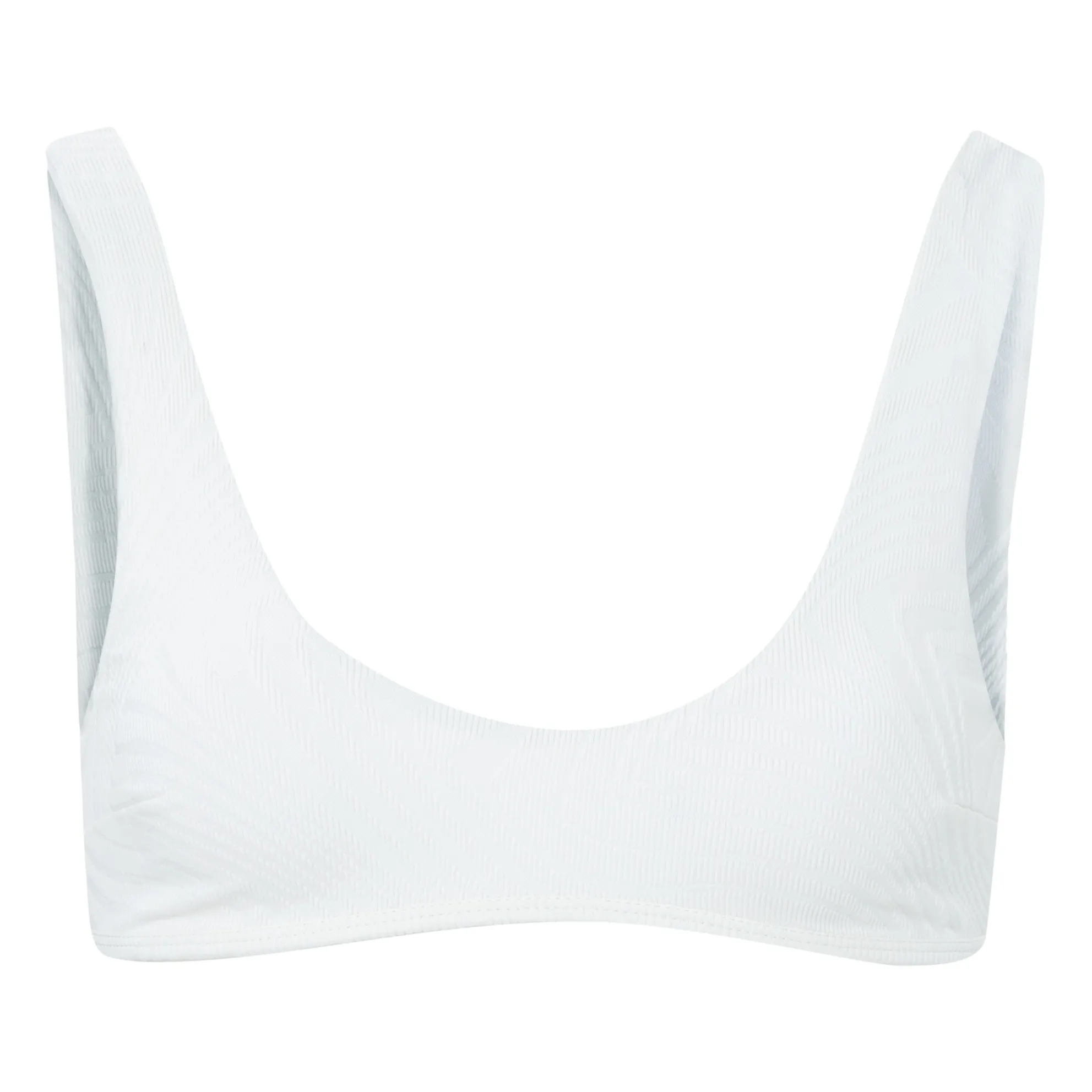 Fella Swim Ecru Alfie Textured Bikini Top