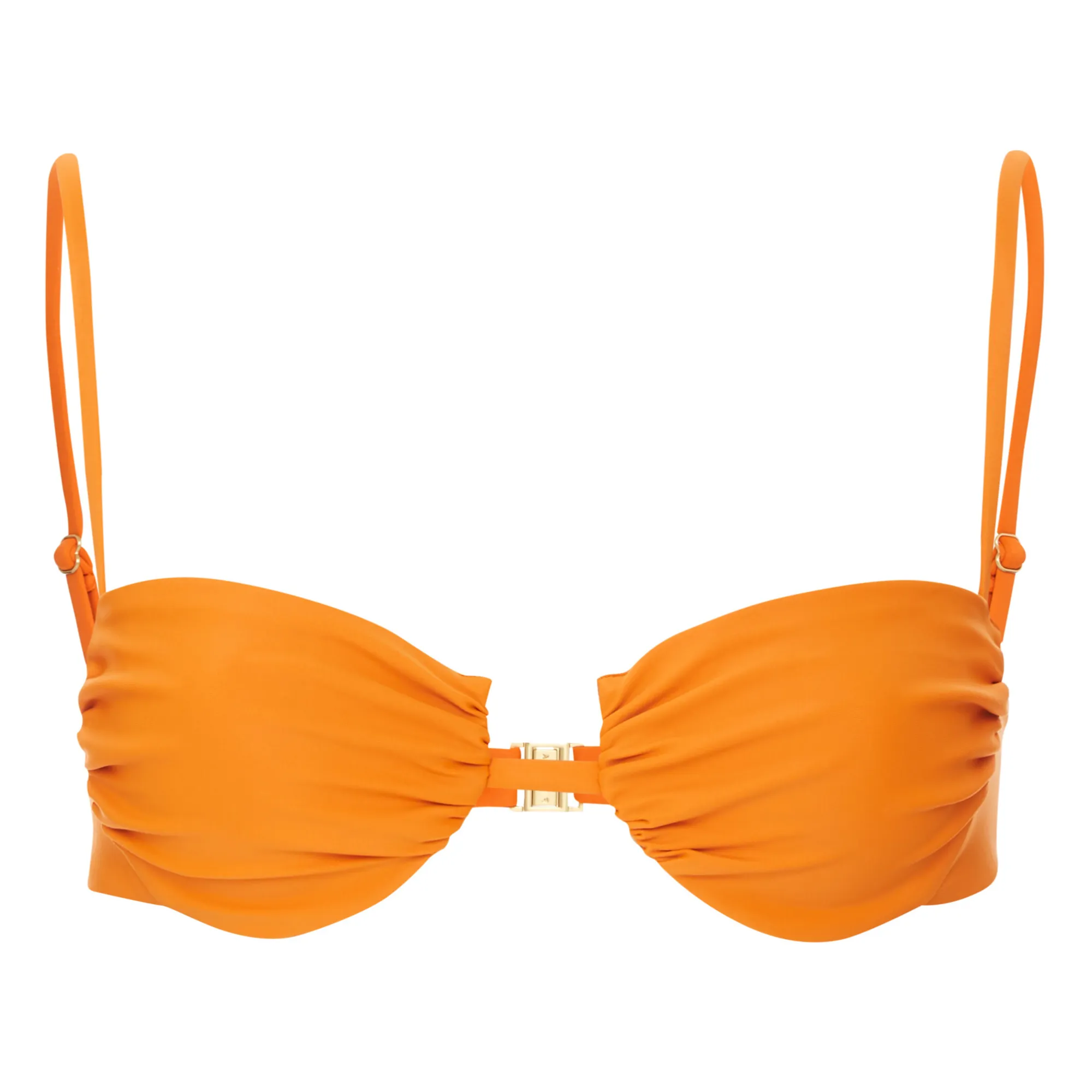 Fella Swim Orange Gabriel Eco Lycra Bikini Top