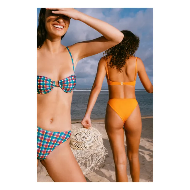 Gabriel Eco Lycra Bikini Top | Orange