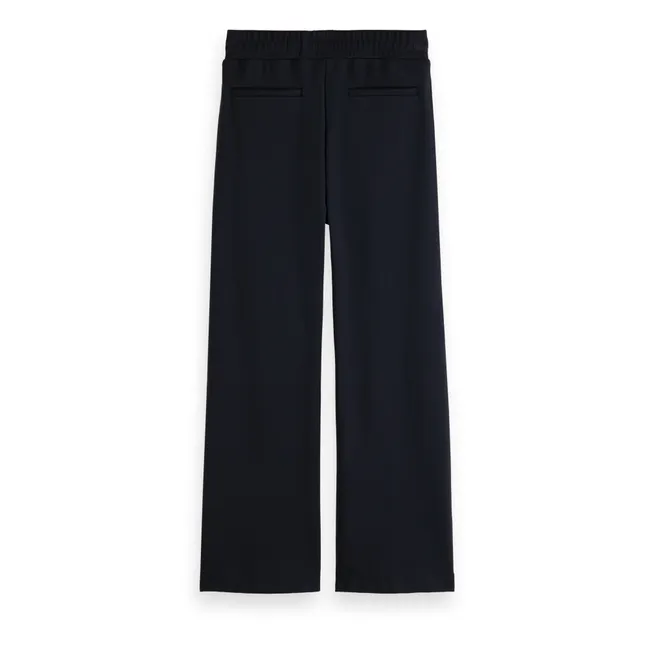 Two-tone trousers | Navy blue
