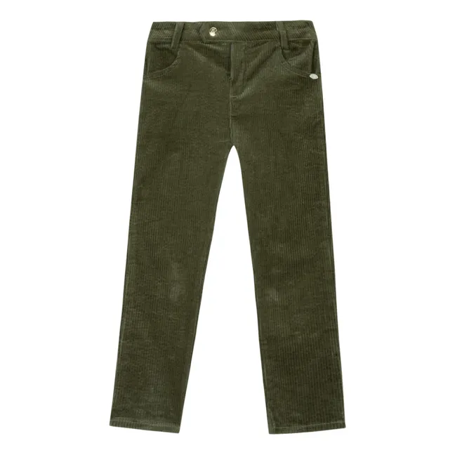 Pantalón de pana | Verde Kaki