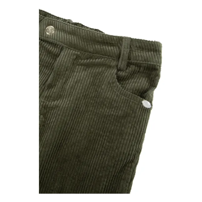 Pantaloni in velluto a costine | Verde militare