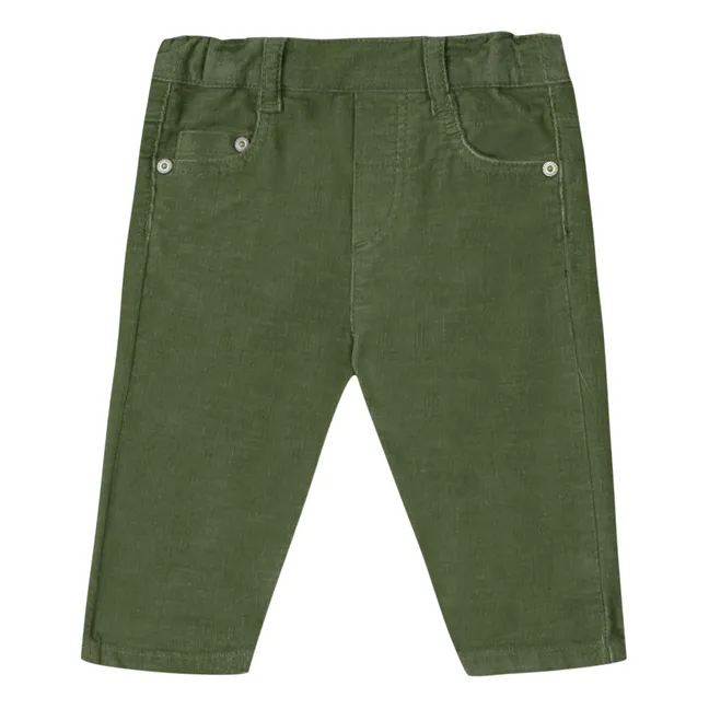 Pantalón de terciopelo | Verde Kaki