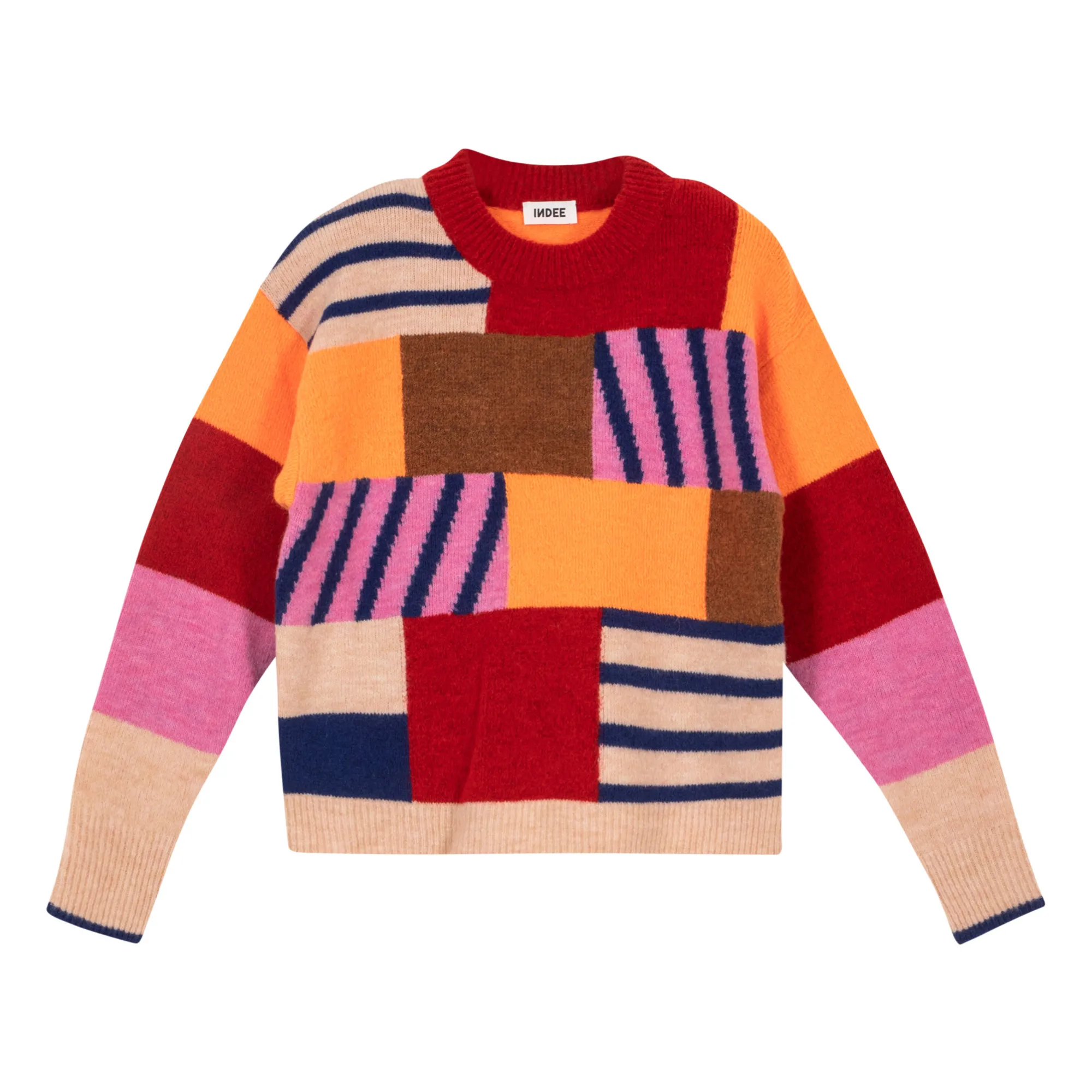 Indee Pink Mottola Woollen Jumper