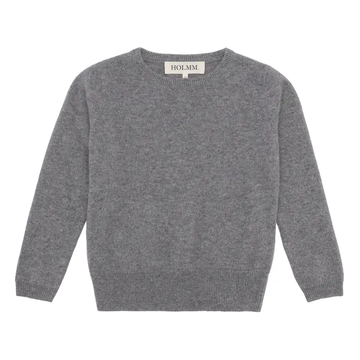 Pull Cachemire Billy | Gris- Image produit n°0