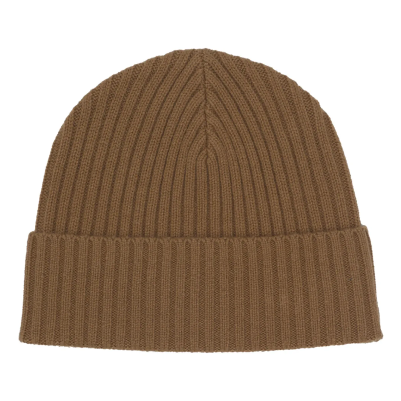 Holmm Unisex Camel Carly Merino Cashmere Beanie