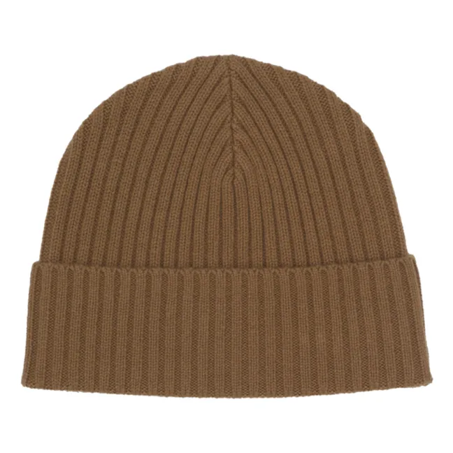 Bonnet Mérinos Cachemire Carly | Camel