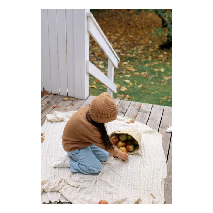 Bonnet Mérinos Cachemire Carly | Camel- Image produit n°4