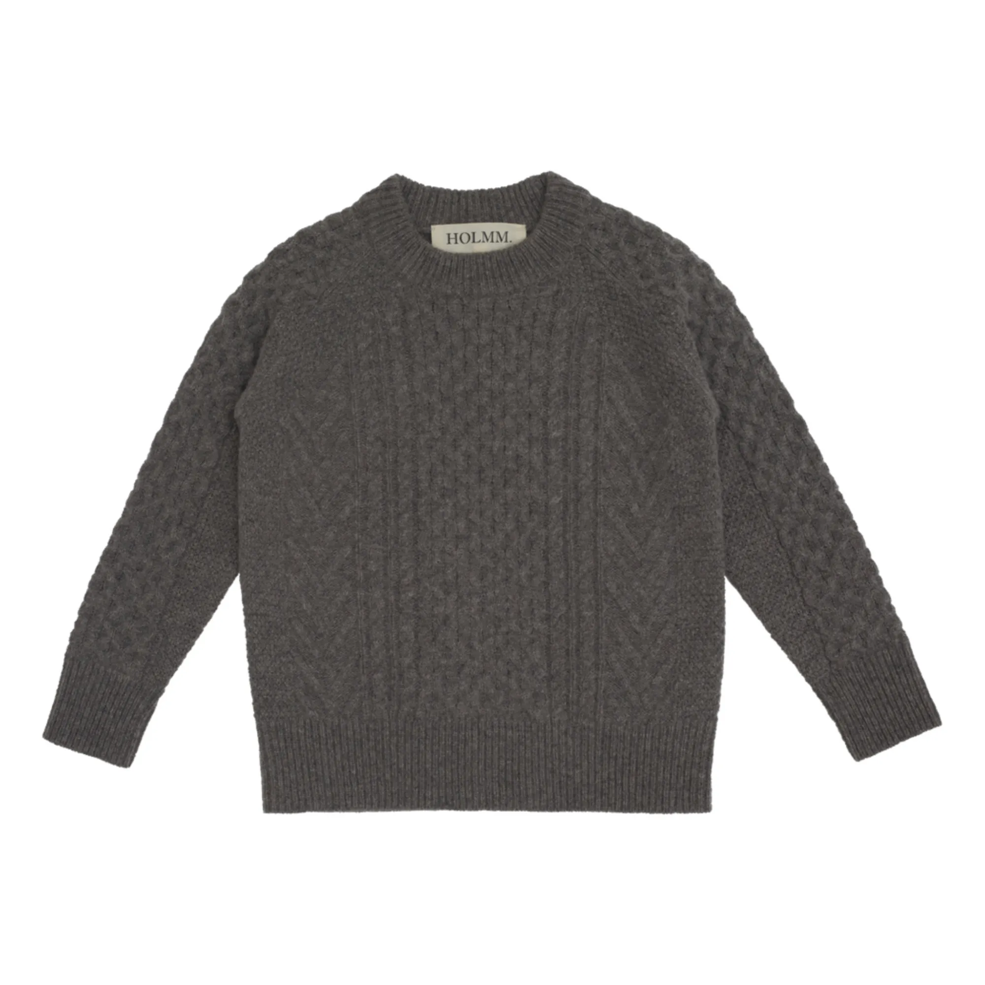 Pull Mérinos Cachemire Elsem | Gris anthracite- Image produit n°0