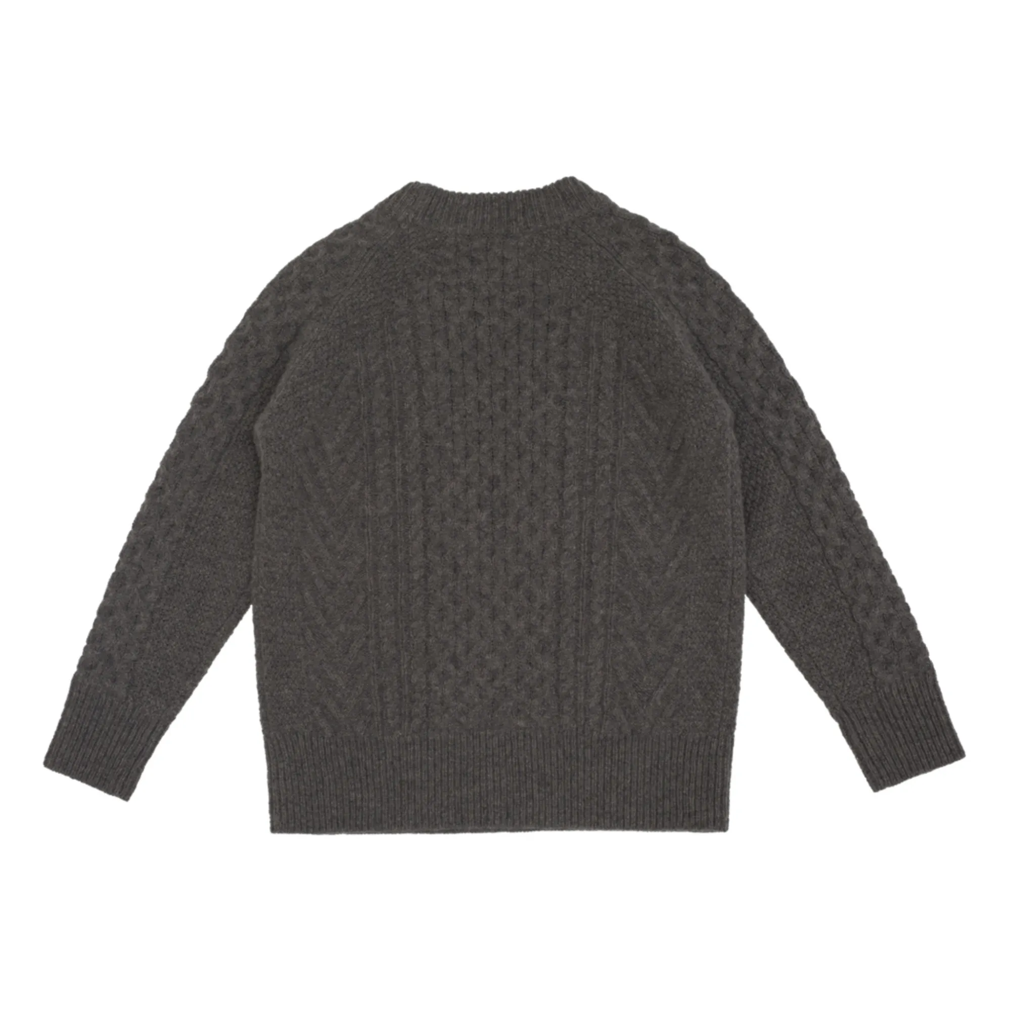 Pull Mérinos Cachemire Elsem | Gris anthracite- Image produit n°1
