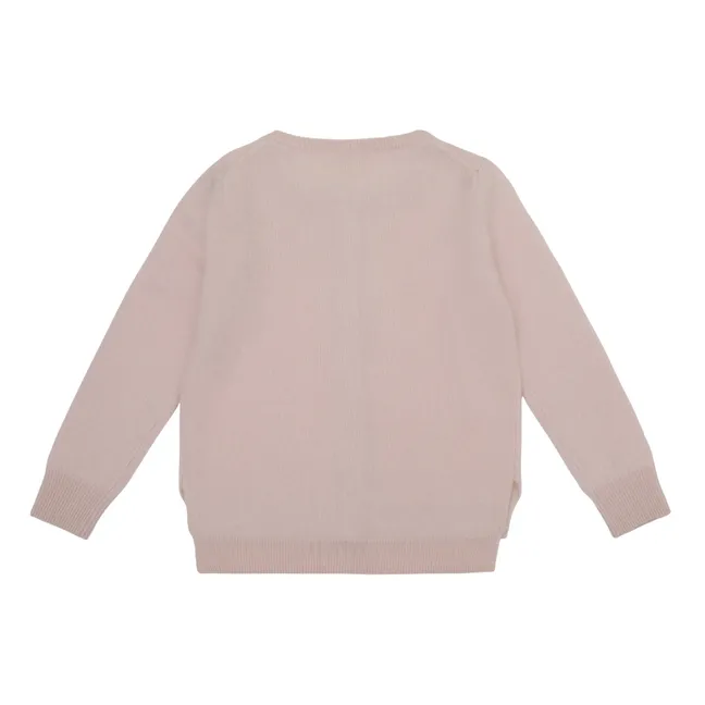 Molly Cashmere Cardigan | Pale pink