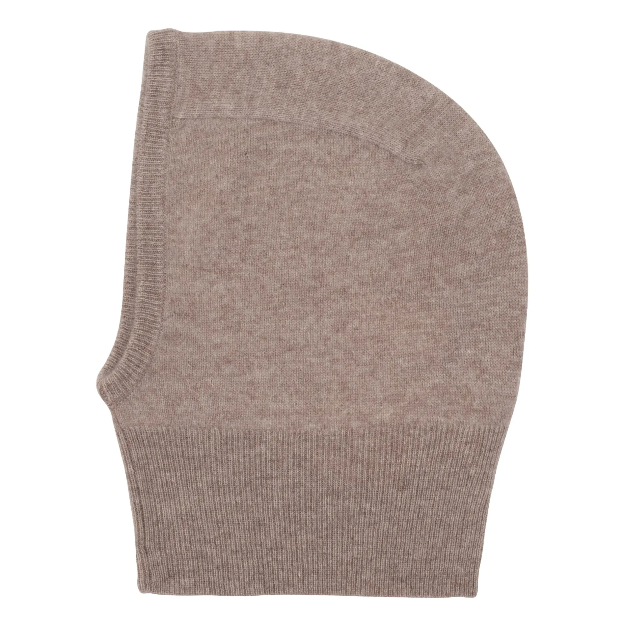Holmm Unisex Taupe Brown Netty Cashmere Balaclava