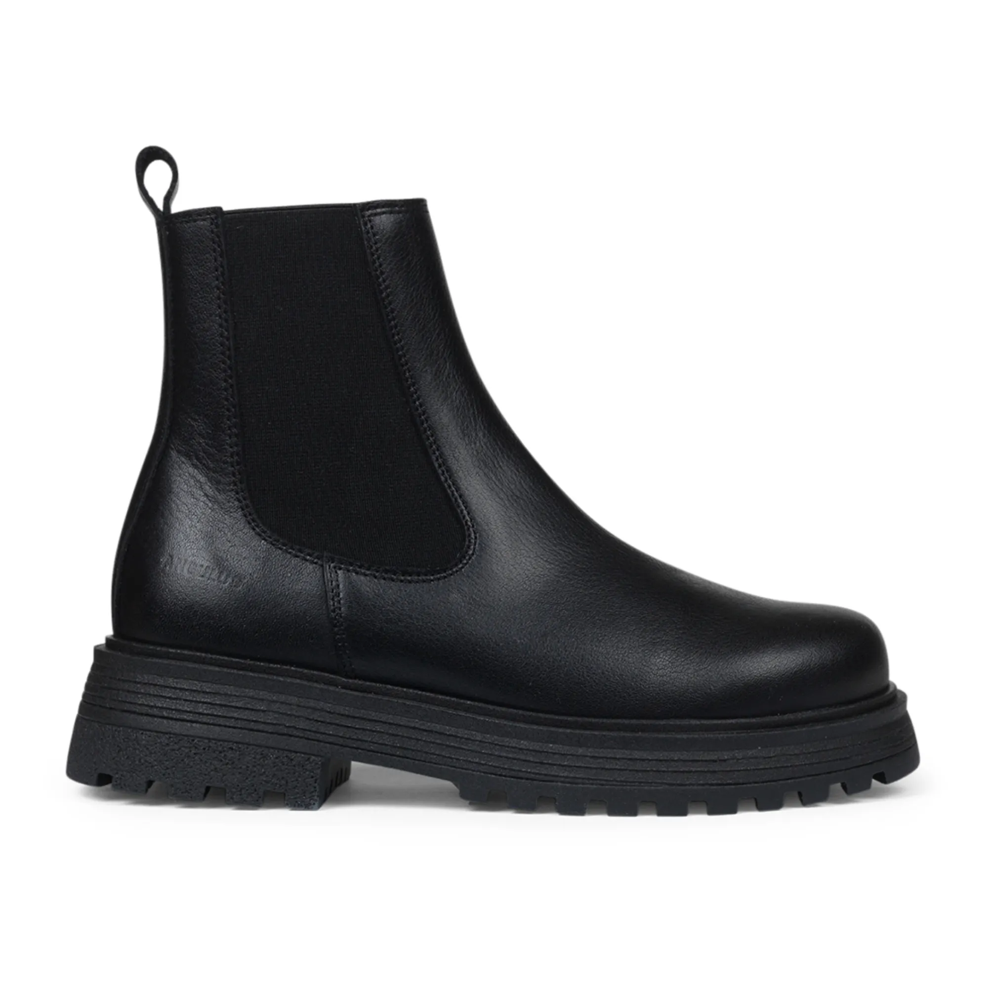 Angulus Black Mid Chelsea Boots