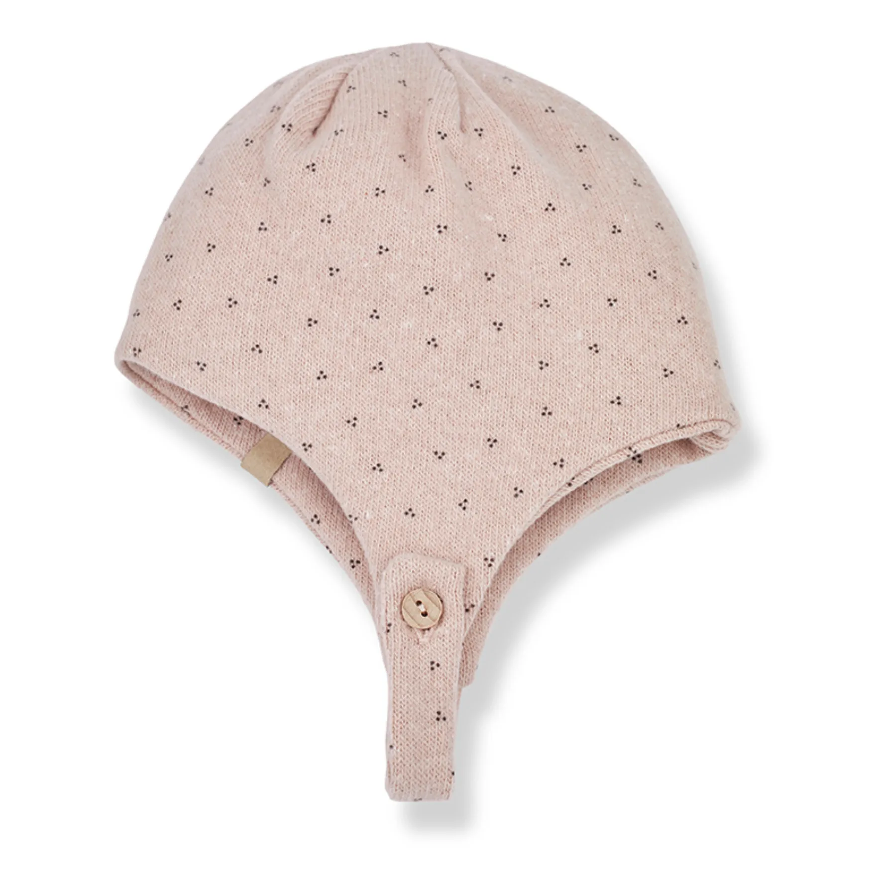 1+ In The Family Pale Pink Mandy Recycled Fibre Bonnet