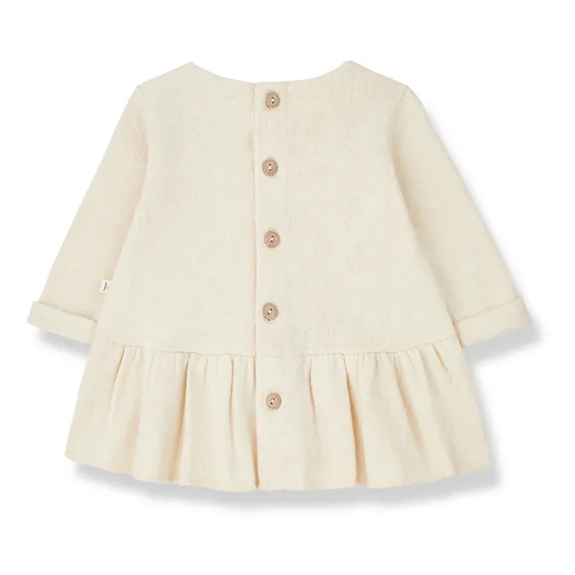 Vestido Cecile de material reciclado | Crudo