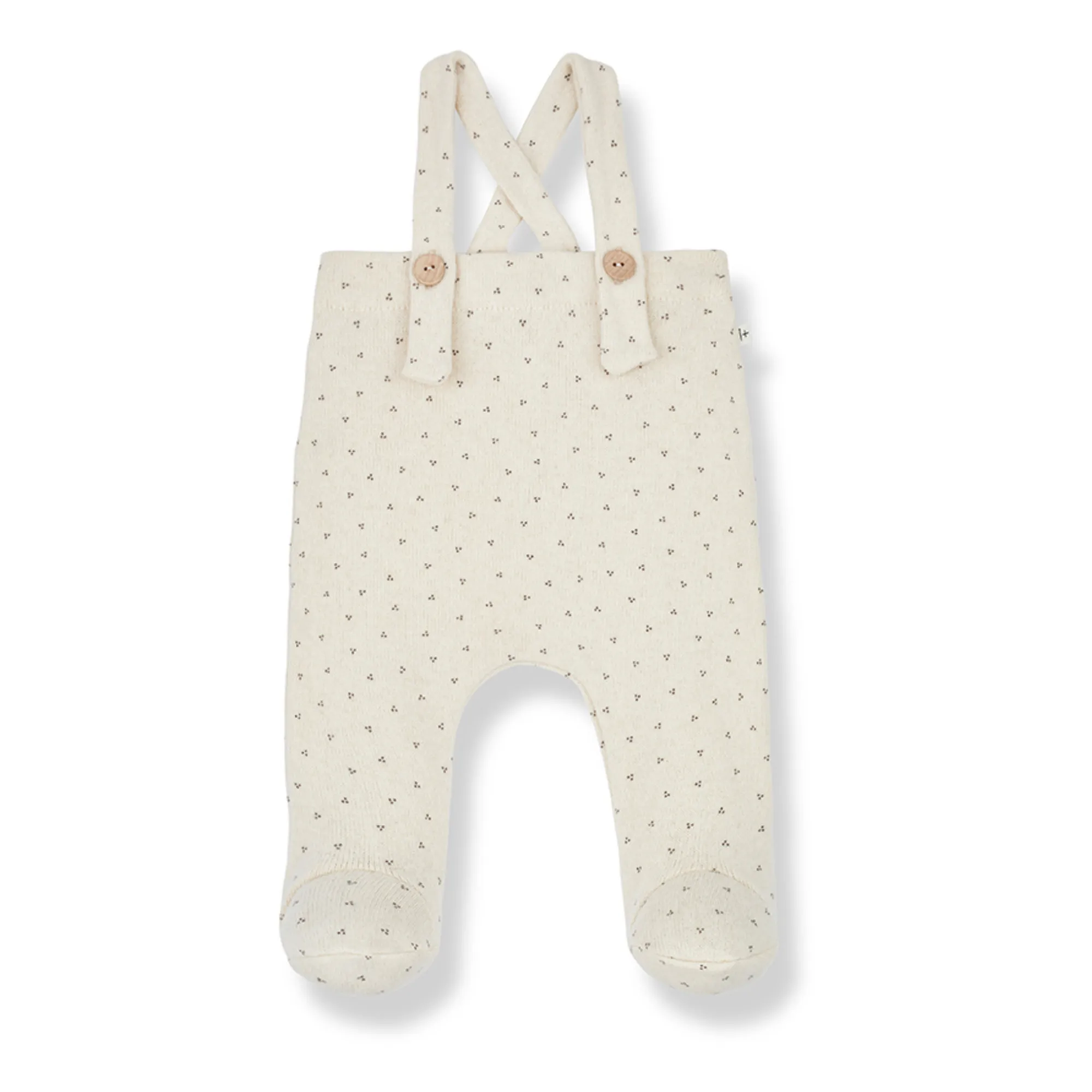 1+ In The Family Unisex Ecru Pim Recycled Fibre Overalls