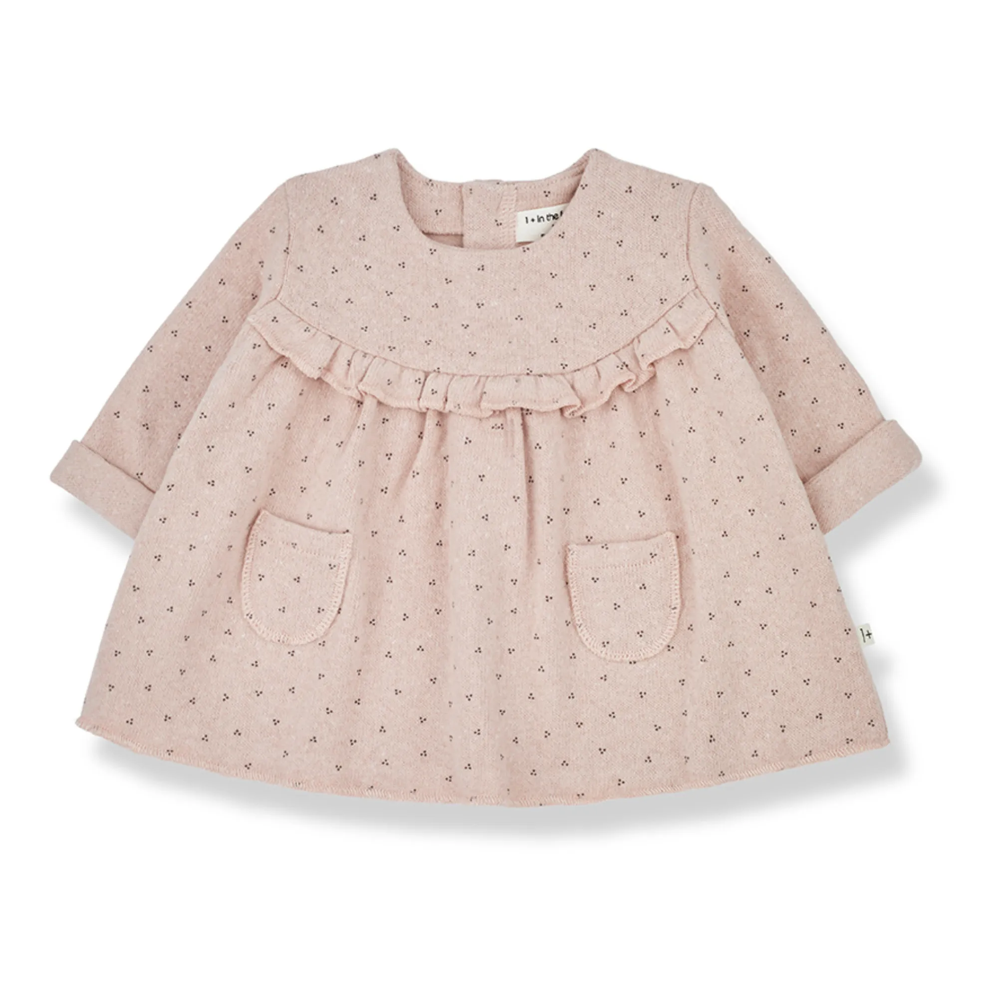 1+ In The Family Pale Pink Elke Recycled Material Dress