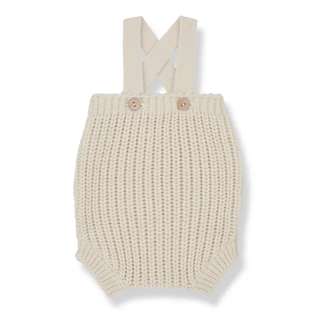 Lotte knitted romper | Ecru