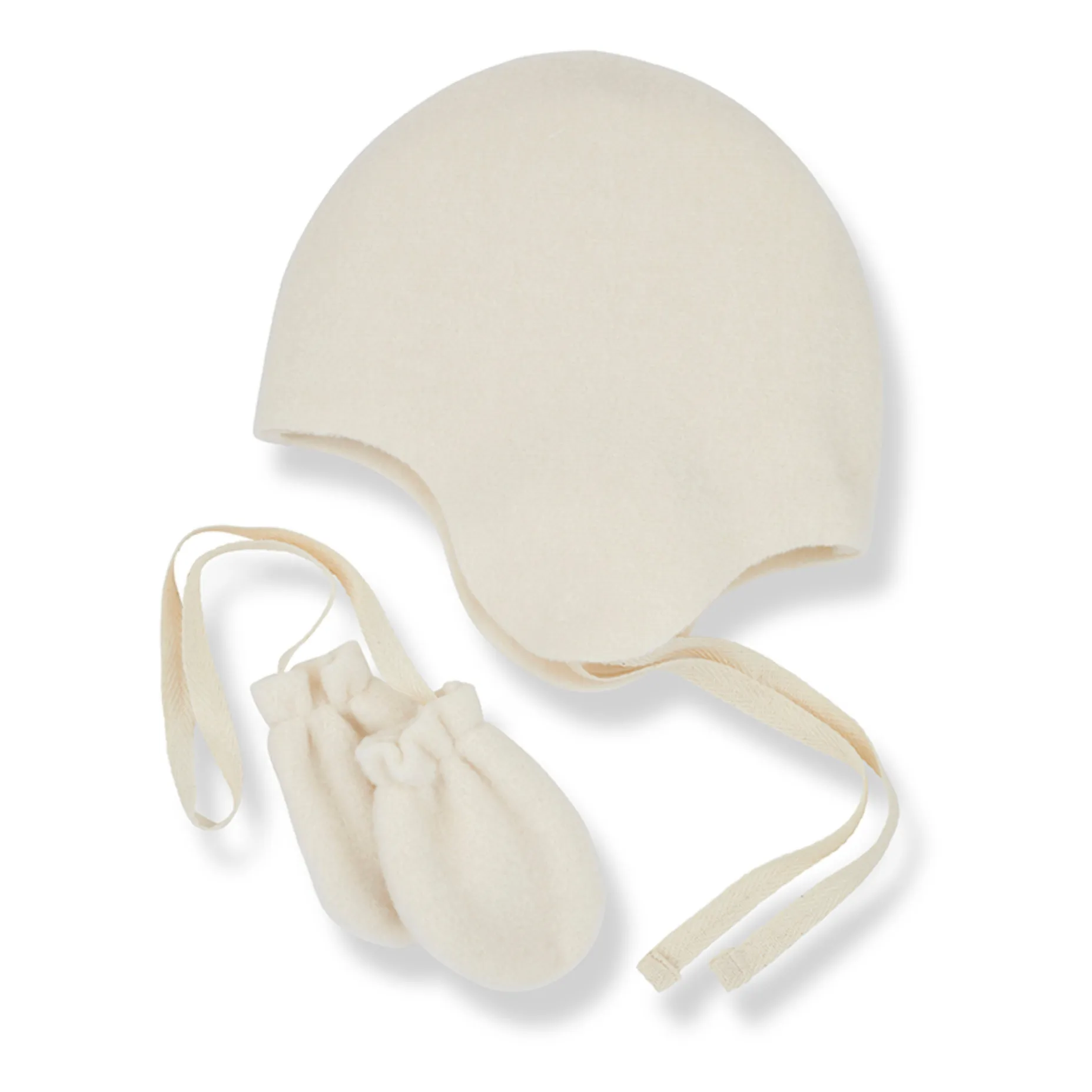 1+ in the family - Set Bguin + Handschuhe Bambus Tanit - Seidenfarben |  Smallable