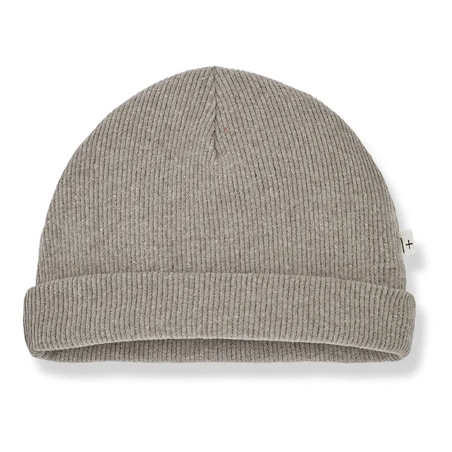 Ivo Ribbed Beanie | Taupe brown