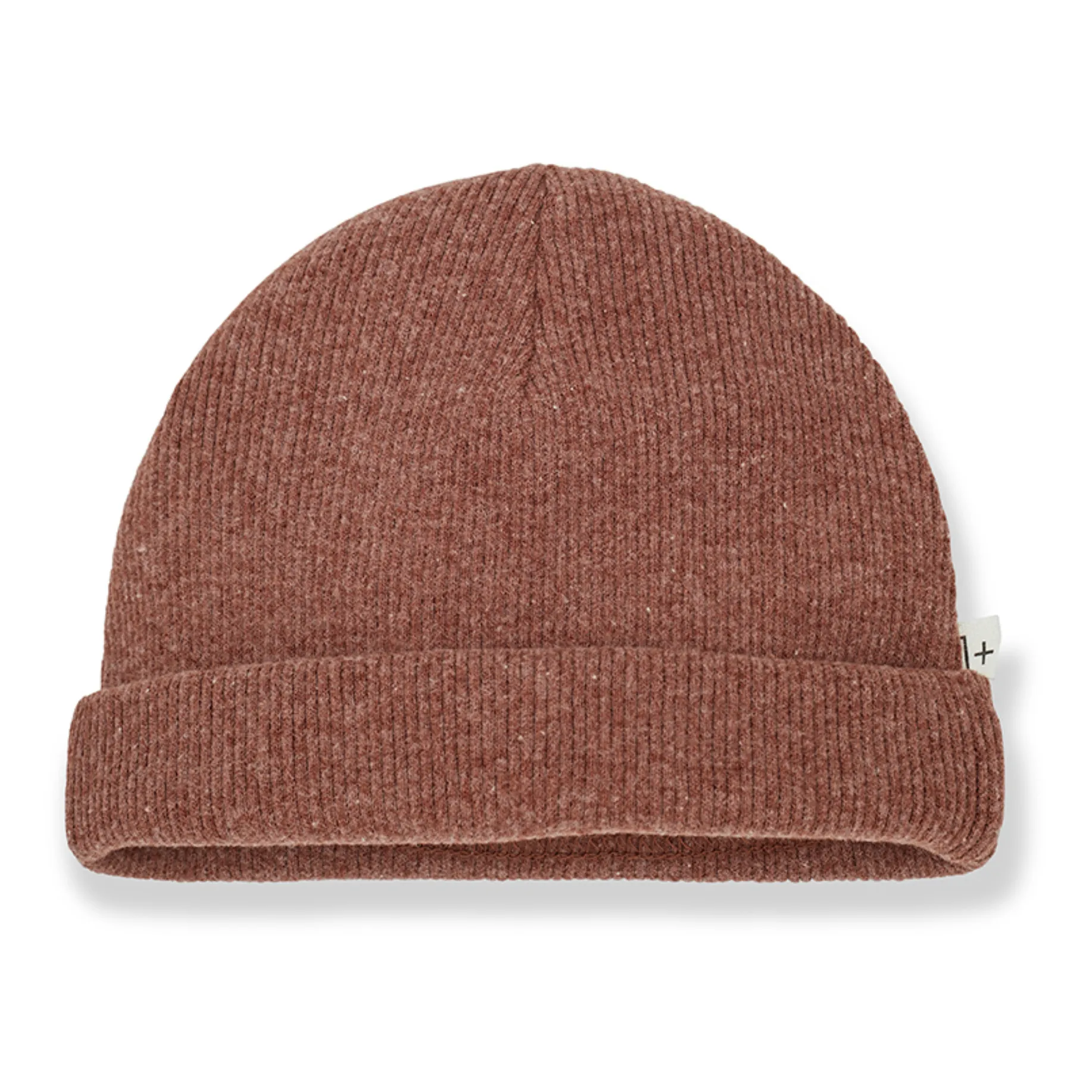 1+ In The Family Brown Ivo Ribbed Beanie