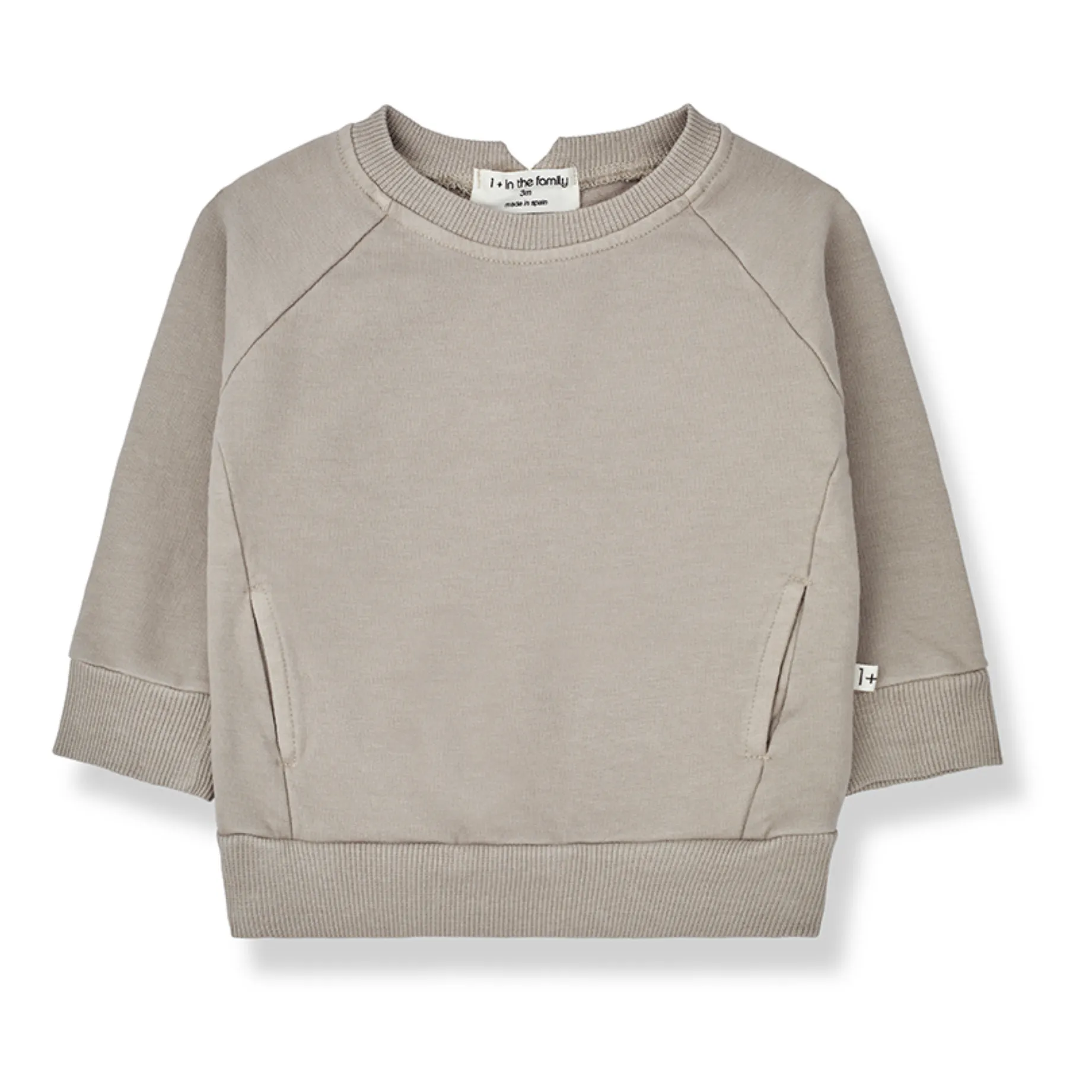 1+ In The Family Taupe Brown Fitz Sweatshirt