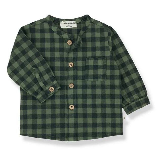 Camicia Vichy Henry | Verde militare