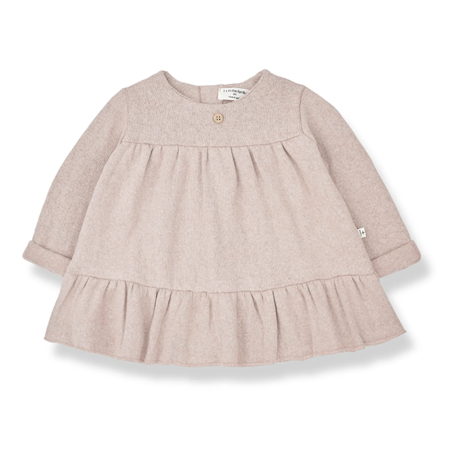 1+ In The Family Pale Pink Sonia Recycled Fibre Dress