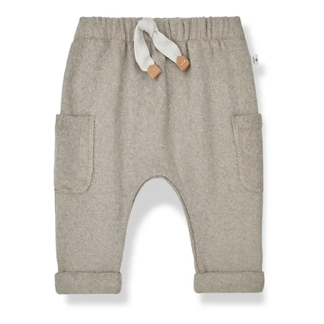 Greg Recycled Fibre Trousers | Taupe brown